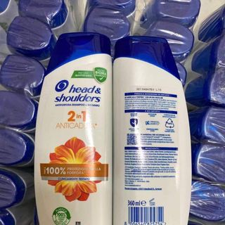 Dầu Gội Trị Gàu Head and Shoulder 2in1 SẠCH GÀU - HẾT NGỨA BẢN ĐỨC - Chai 360ml