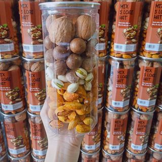 (450GR) MIX 5 HẠT(ĐIỀU, MACCA, HẠNH NHÂN, ÓC CHÓ, DẺ CƯỜI) - GIÁ SỈ
