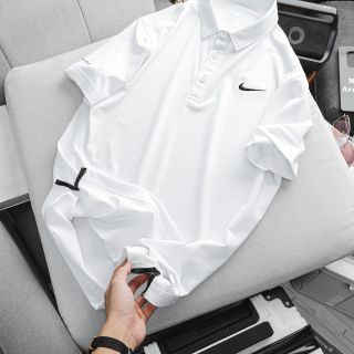 Polo vải thun poly mịn mát, áo thể thao nam
