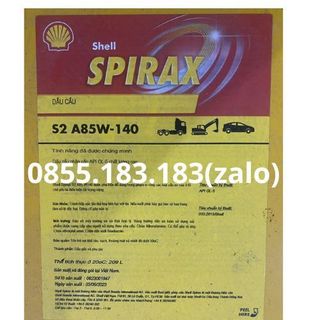 Dầu truyền động Shell Spirax S2 A 85W140 giá sỉ
