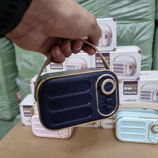 Loa bluetooth DW13 kiểu dáng Radio có quai da