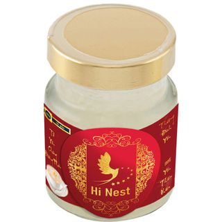 Combo 10 hủ Yến Sào Chưng Sẵn đường phèn - Yến 35% /lọ 70ml HiNest - Yến sào cao cấp (Không kèm Hộp)