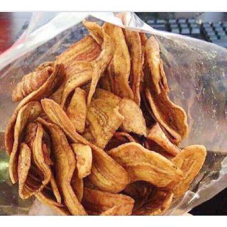 Chuối sấy Gia Lai không đường ngon, giòn rụm  -1KG (2 TÚI)