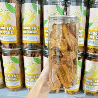 (280Gram) CHUỐI SẤY MÈ GỪNG - GIÁ SỈ