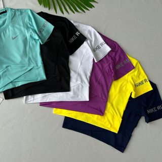 Crop top chéo eo running , áo thể thao nữ