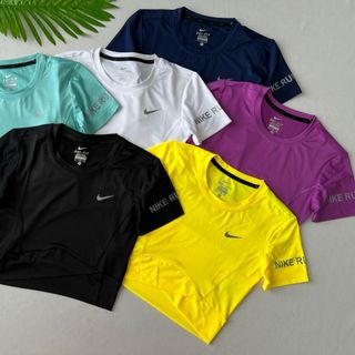 Crop top chéo eo running , áo thể thao nữ