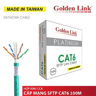 Cáp Goldden Link Vàng 100m Platinum – UTP CAT6