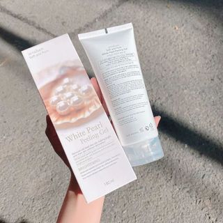 Tẩy Da Chết Ngoc Trai A msilk white P earl P eeling Gel Hàn Quốc - Trắng Da Hiệu Quả Từ Thiên Nhiên 180ml