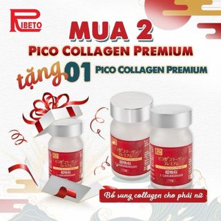 Combo3 Viên Uống Pico Collagen - Hỗ trợ làm đẹp da Nhật Bản - Ribeto