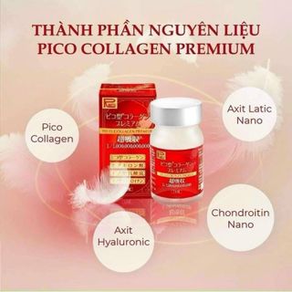 Combo3 Viên Uống Pico Collagen - Hỗ trợ làm đẹp da Nhật Bản - Ribeto