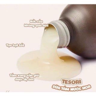 Sữa tắm hương nước hoa Tesori mùi hoa sen