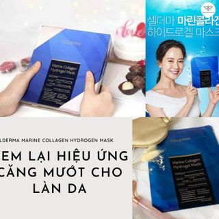 Mặt Nạ Thạch Celderma Marine Collagen Hộp 3 Miếng Chính Hãng