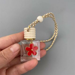 Lọ thủy tinh Nước Hoa vuông bông Treo xe Sang Trọng 10ml ( Hàng Giá Tận xưởng )
