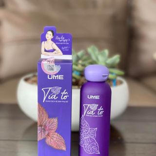 Dung dịch vệ sinh phụ nữ tía tô U M E hết nấm ngứa âm đạo, làm sạch dịu nhẹ cân bằng độ pH từ thiên nhiên 150ml