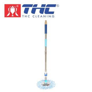 Cây Lau Nhà Xoay 360 Độ Hàng Mới Thân Inox Cao Cấp Loại Tốt Chổi Lau Nhà Xoay 360 Độ Hàng Mới Mâm Inox THC Cleaning