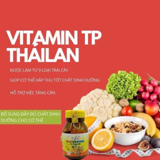 Vitamin hỗ trợ tăng cân TP Thái Lan dạng siro lọ 60ml giá sỉ