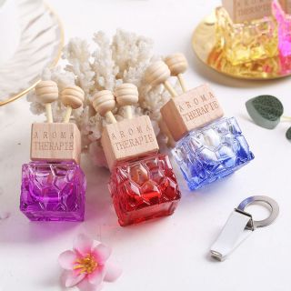 Lọ Nước Hoa Thủy Tinh thoát Khí vuông màu Hoa văn Tiện lợi cho oto và góc phòng cực sang trọng 10ml ( Hàng Giá Tận xưởng )