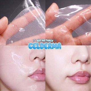 Mặt Nạ Thạch Celderma Ninetalks Hydrogel Hồng Hộp 4 Miếng Chính Hãng