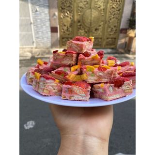 Bánh Bông Tuyết 2 vị không đường, ăn vặt healthy, giảm cân