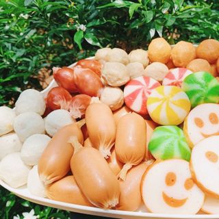 Set lẻ Hàng viên chiên thả lẩu . Túi  250gr Mix vị 5 trong 1