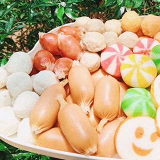 Set lẻ Hàng viên chiên thả lẩu . Túi  250gr Mix vị 5 trong 1