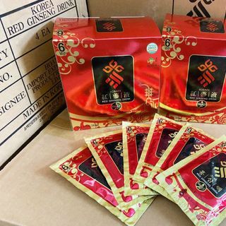 Nước Uống Hồng Sâm 6 Năm Sobaek Korea Red Ginseng Drink (70 ml x 30 gói)