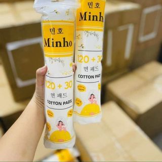 Bông tẩy trang Minho cotton pads 150 miếng