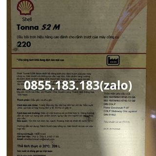 Dầu rãnh trượt Shell Tonna S2 M 220 chất lượng cao giá sỉ