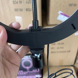 Đèn Livestream Size 26cm, Đèn Hỗ Trợ Chụp Ảnh Quay Tiktok Có 3 Chế Độ Sáng