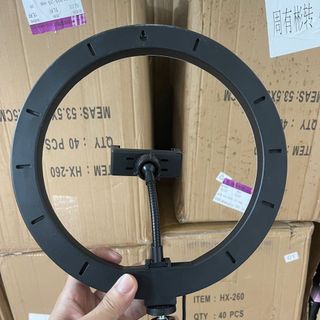 Đèn Livestream Size 26cm, Đèn Hỗ Trợ Chụp Ảnh Quay Tiktok Có 3 Chế Độ Sáng