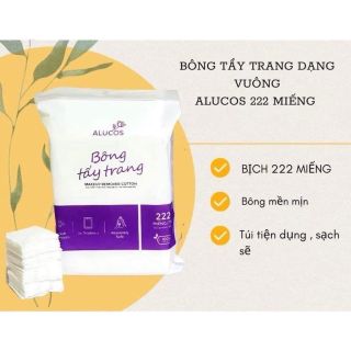 Bông tẩy trang Alucos 222 miếng