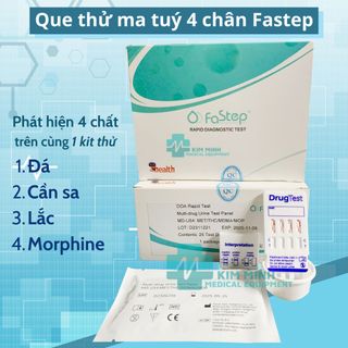 Combo 10 que test 4 chân các loại chất ma túy Fastep, có ship hỏa tốc tại TPHCM