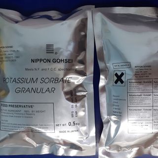 Potassium Sorbate-Bịch Nhật (Gói 500Gr)_Chất bảo quản dùng trong thực phẩm giá rẻ giá sỉ - giá bán buôn giá sỉ