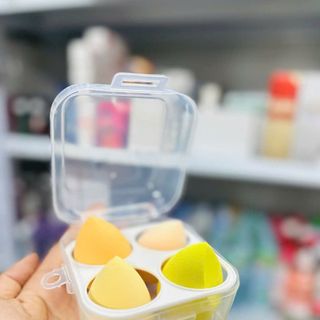 Set 4 mút tán nền giọt nước mix