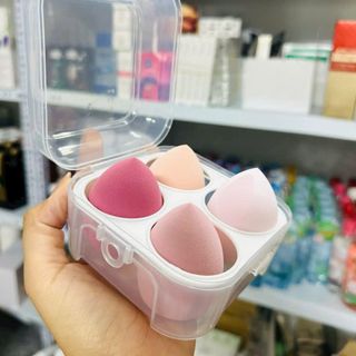 Set 4 mút tán nền giọt nước mix