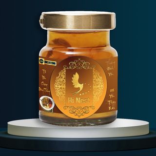 1 Hủ Yến chưng sẵn Đông Trùng Hạ Thảo 35% tổ yến/lọ 70ml HiNest - Yến sào cao cấp(không kèm hộp)