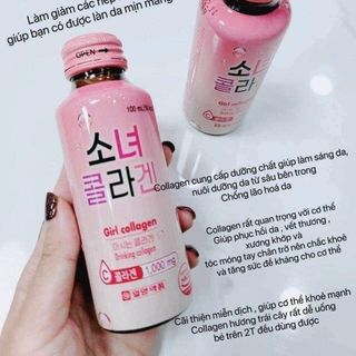 Girl collagen vị chanh táo (10 chai)