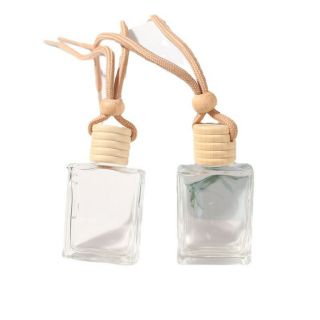 Vỏ lọ thủy tinh nước hoa dây treo vuông 15ml nắp vặn đơn giản, dày dặn ( Hàng, Giá Tận Xưởng )