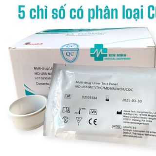 Que test thử ma túy 5 chân Fastep test nước tiểu tại nhà