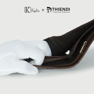 Ví Da Cá Sấu Thật 2 Mặt Nguyên Con Cao Cấp Hàng Hiệu Chính Hãng KALIS x Thiendi WANC02 FULLBOX Bóp Ví Da Nam Cá Sấu