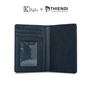 Ví Bóp Nam Mini Gập Da Bò Thật Cao Cấp Hàng Hiệu KALIS x Thiendi WCSM01 Bóp Ví Da Nam Thật Nhỏ Gọn Xịn Đẹp Full Hộp