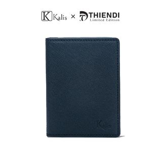 Ví Bóp Nam Mini Gập Da Bò Thật Cao Cấp Hàng Hiệu KALIS x Thiendi WCSM01 Bóp Ví Da Nam Thật Nhỏ Gọn Xịn Đẹp Full Hộp