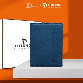 Ví Nam Mini Nhỏ Gọn Cao Cấp Hàng Hiệu Kalis x Thiendi WCSM04 Ví Da Đứng Nam Mini Nhỏ Gọn Đẹp Nhiều Ngăn Để Đựng Thẻ ATM