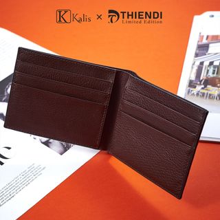 Bóp Cá Sấu Nam Da Lưng Cao Cấp Hàng Hiệu Kalis x Thiendi Chính Hãng WANN03 Bóp Ví Da Nam Cá Sấu Full Hộp Có Bảo Hành