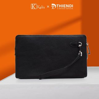Túi Clutch Nam Cầm Tay Cao Cấp Hàng Hiệu Kalis x Thiendi KHÓA SỐ Túi Ví Clutch Cầm Tay Kẹp Nách Nam Da Thật Cao Cấp