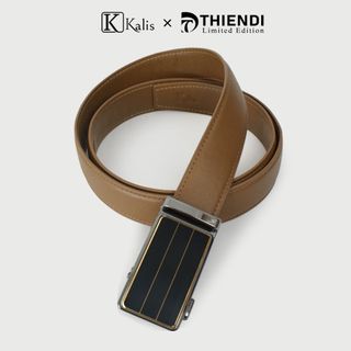 Dây Thắt Lưng Nam Da Bò Thật Cao Cấp Hàng Hiệu Kalis x Thiendi BCSA2A3 Dây Nịt Nịch Thắt Lưng Nam Trung Niên Da Bò Thật