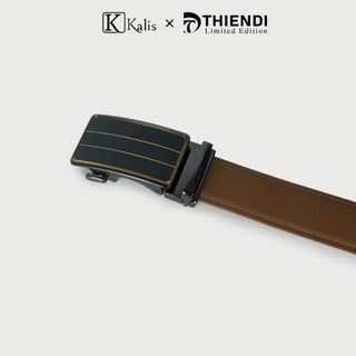 Dây Thắt Lưng Nam Da Bò Thật Cao Cấp Hàng Hiệu Kalis x Thiendi BCSA2A3 Dây Nịt Nịch Thắt Lưng Nam Trung Niên Da Bò Thật