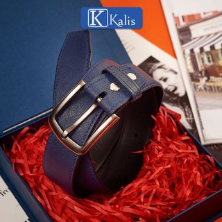 Dây Nịt Nam Da Bò Thật Chính Hãng KALIS x Thiendi Cao Cấp BCSC Dây Nịt Thắt Lưng Da Bò Thật Nam Full Hộp Có Bảo Hành
