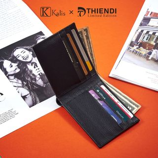 Ví Da Cá Sấu Thật Cao Cấp Hàng Hiệu Chính Hãng KALIS x Thiendi WANN01 FULLBOX Bóp Ví Da Nam Cá Sấu Có Bảo Hành