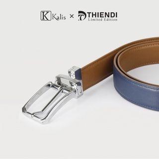 Thắt Lưng Nam 2 Mặt Cao Cấp Hàng Hiệu Kalis x Thiendi BCSS422 Dây Nịt Thắt Lưng Nam 2 Mặt Xoay Chiều 360 Độ Da Bò Thật